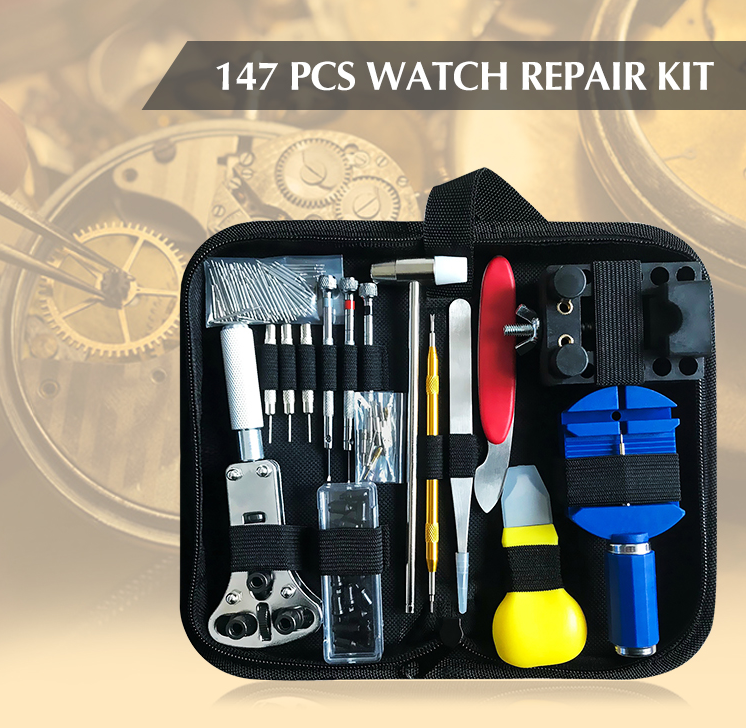 Kit 16 herramientas de relojero para reparar reloj